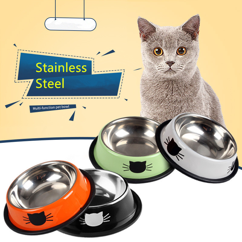 stainless steel water bowl for cats