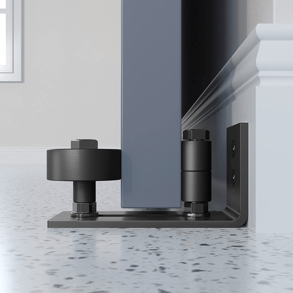 Multifunctional Sliding Barn Door Hardware Door Wall Guide, 8 Setup