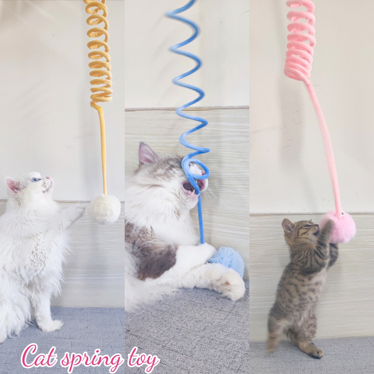 Cat Toys For Indoor Cats: Relieve Boredom With Attractive, High-elasticity  Rope Simulation Balls! - Temu