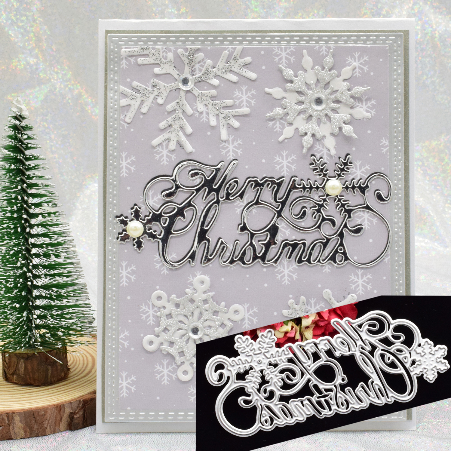 Buy 1pc Merry Christmas Cutting Dies Stencils For Xmas Gift Card Decoration