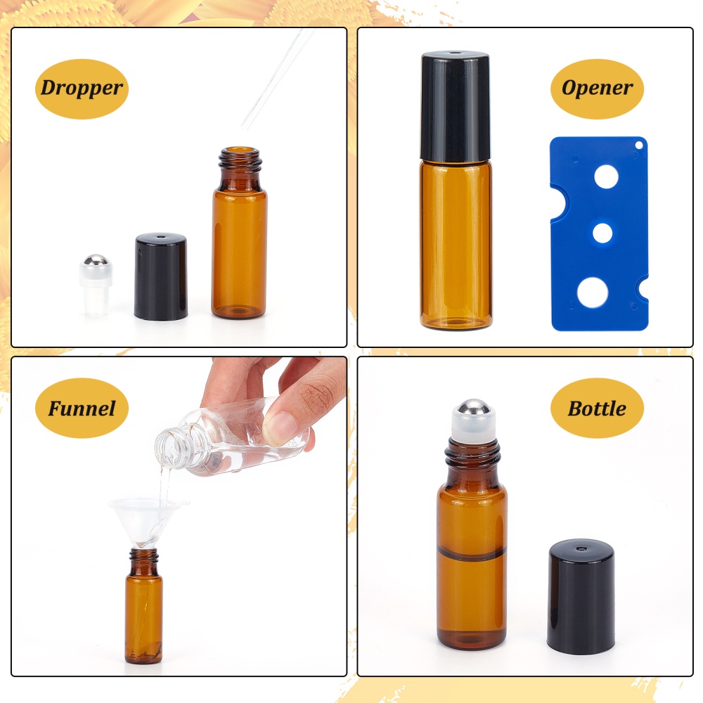 1/3 oz Roll On Perfume Oil with Gold Cap