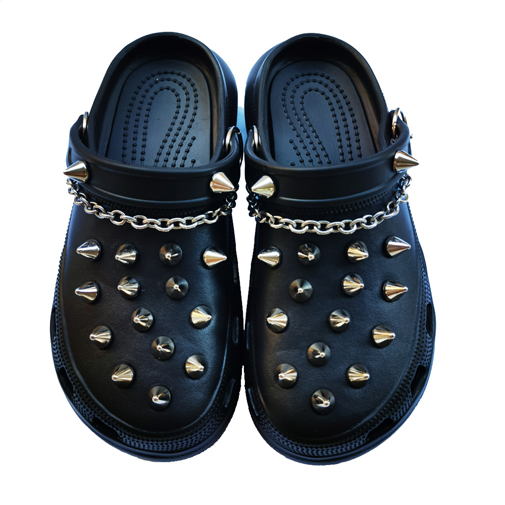 Metal Spikes Shoe Charms For Fashion Cool Punk - Temu