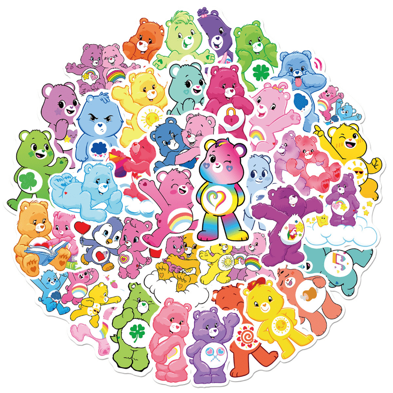 

50pcs/pack Cute Cartoon Love Bear Waterproof Decorative Doodle Stickers