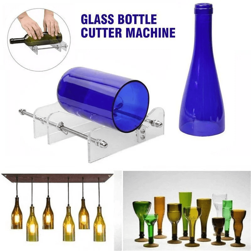 Anself Glass Bottle Cutter Upgraded Bottle Cutting Tool Kit DIY