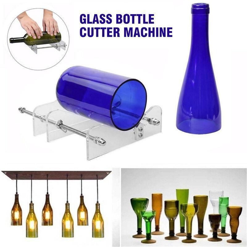 Glass Bottle Cutter Bottle Cutting Machine for Cutting Round Bottles Bottle  Heat Cutter 7 Rings Wine Bottle Cutting Tool Wine Bottle Cutter Tool for