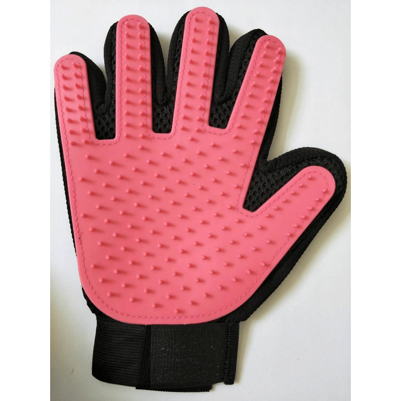 Pet Grooming Glove. Pet Weeding Glove, Cleaning Comb And Massage Tool