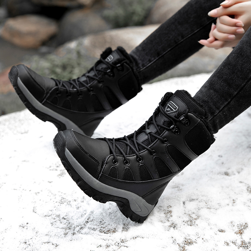 non slip lace up boots