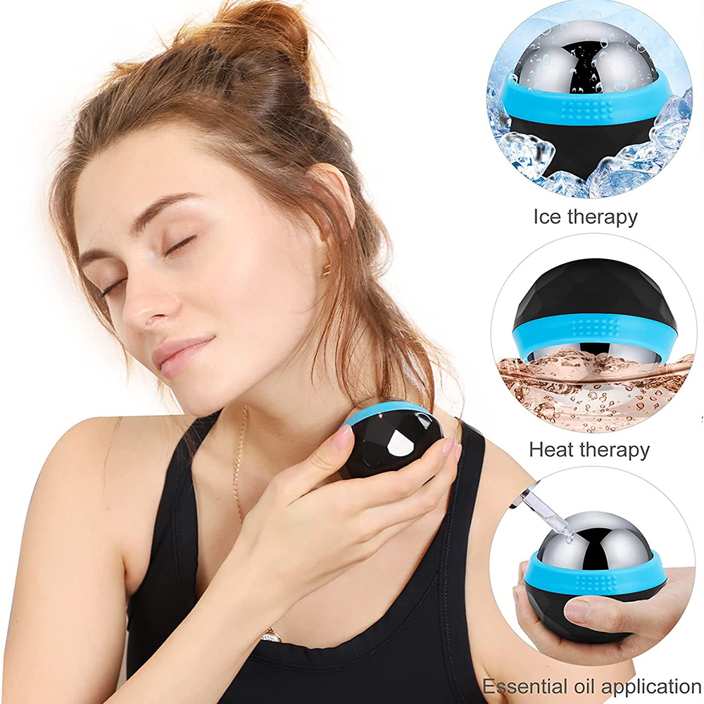 Cryo Cup Ice Massage Therapy - Revitalizing Facial Ice Roller, Face Roller  Massager, Ideal for Skin Refreshment and Soothing, Ice Balls for Effective