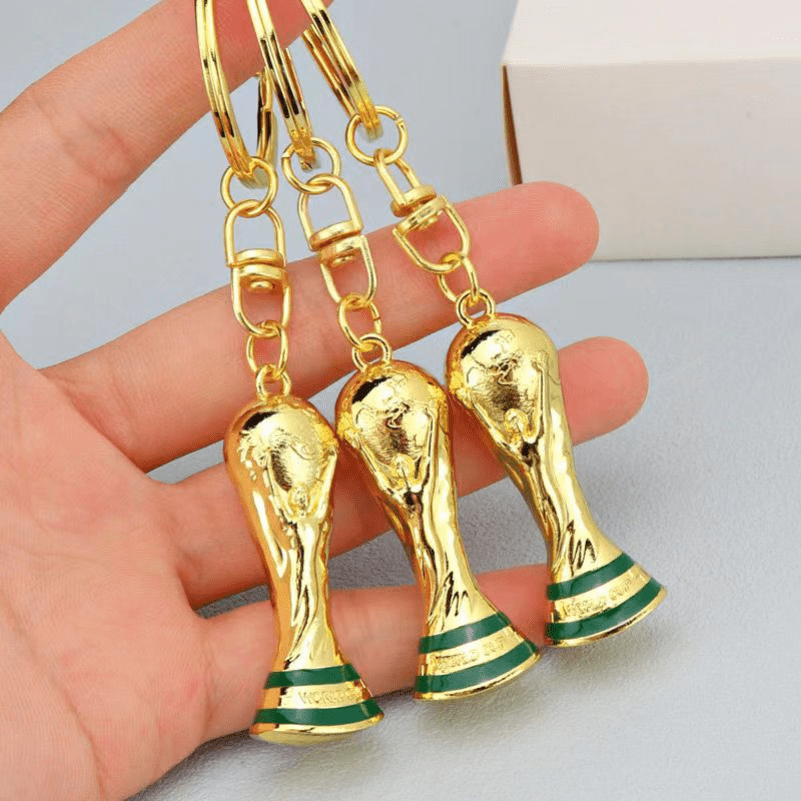 1pc Soccer Trophies Keychain with Free Shipping