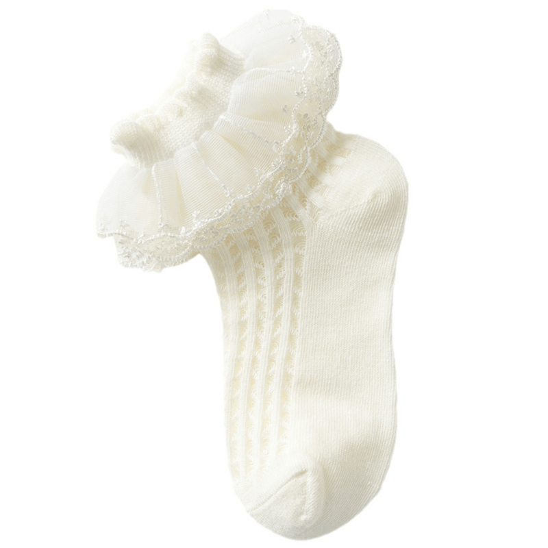 5 Pairs Kids Ruffle Lace Dance Princess Socks
