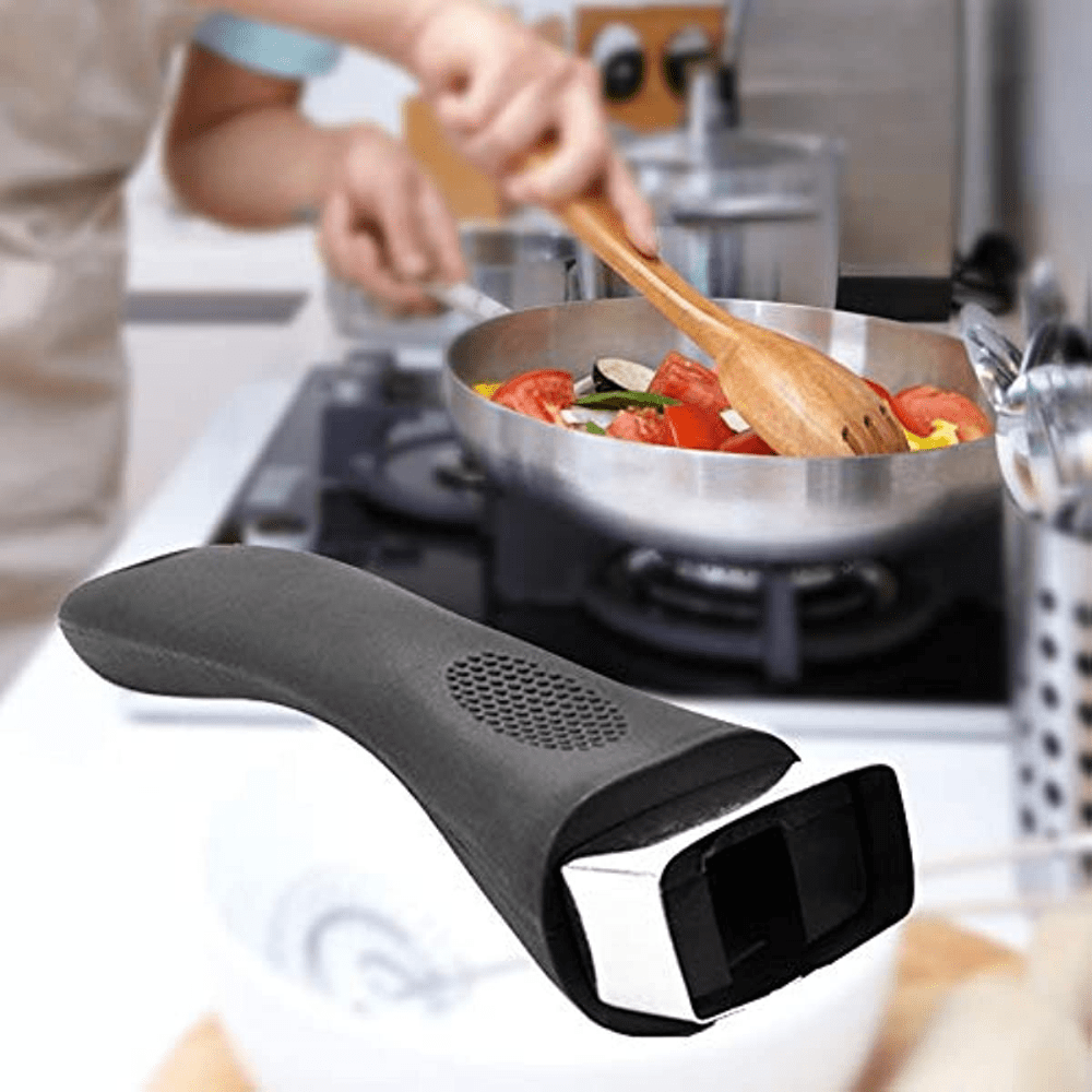 Non-Slip Silicone Pot Handle Holder Dismountable Cookware Parts