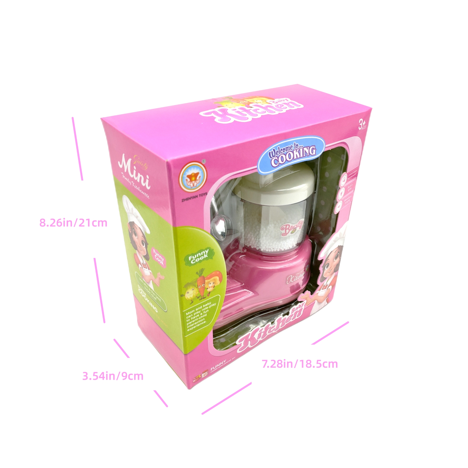 Battery Operated Carton Household Toy Kitchen Blender Toy Kids