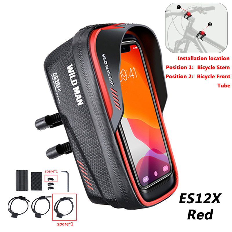 Wild Man Bicycle Bag Front Frame Waterproof Cycling Front Temu United Kingdom