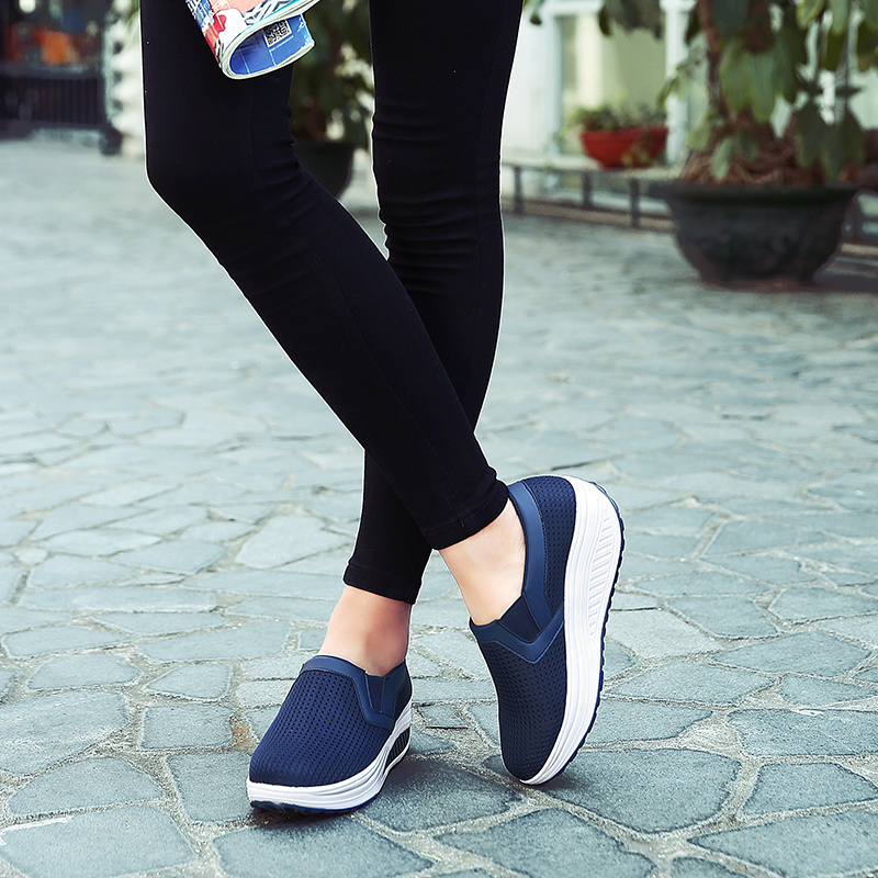 Zapatillas Deportivas Mujer Sin Cordones Zapatillas Correr - Temu Chile