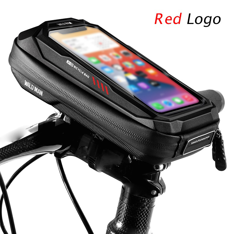 Wild man bike shop phone mount bag