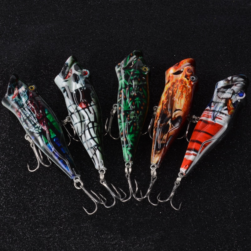 Fishing Lures: 3d Eyes Artificial Fish Bait Popper Lure Bass