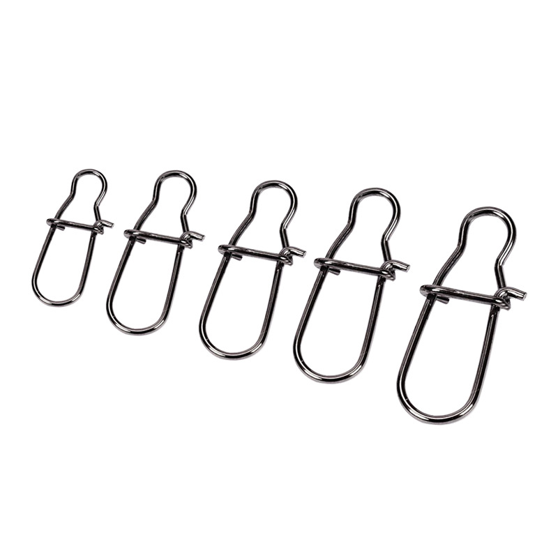 Durable Stainless Steel Gourd Pin, Fishing Lure Connector Clips