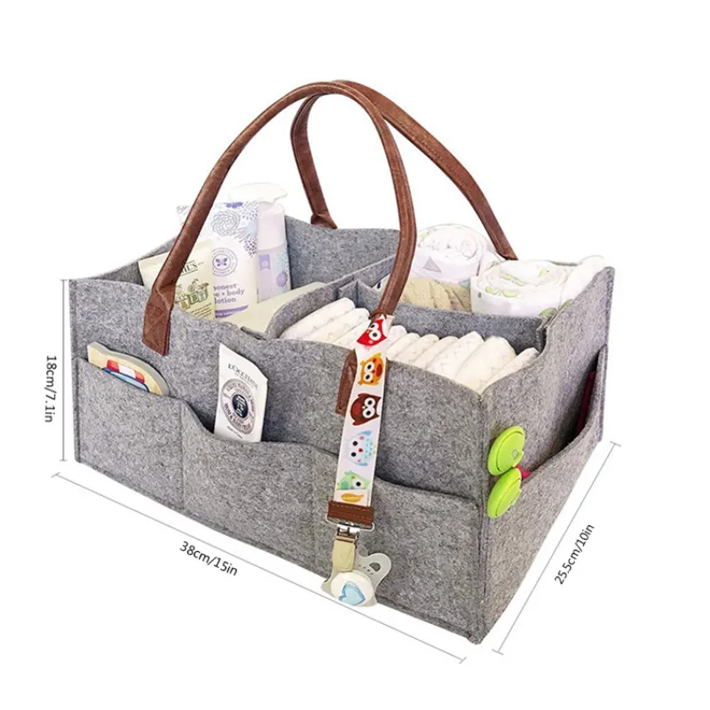 The Perfect Baby Diaper Bag Organizer: Expanded & Thickened, Large