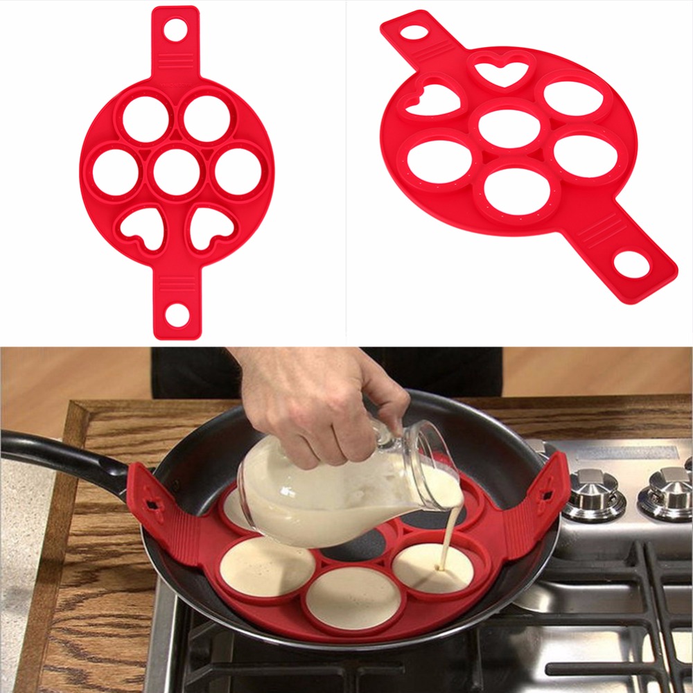 1Pcs Silicone Non Stick Fantastic Egg Pancake Maker Ring Kitchen Bakin –  Friend Road
