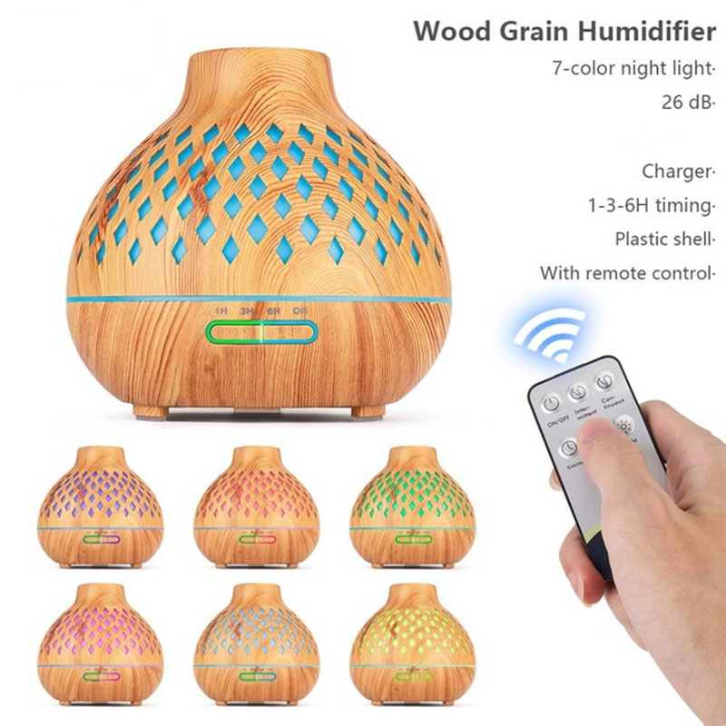 Essential Oil Diffuser Humidifier for Home: 400ml Ultrasonic Aroma