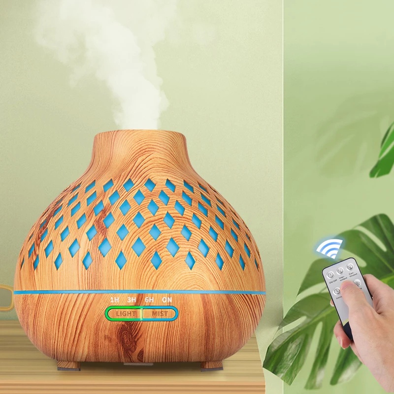 500ML Air Humidifier Essential Oil Diffuser Aroma Ultrasonic Mist Maker  Home Fragrance Aromatherapy Humificador for Home Office