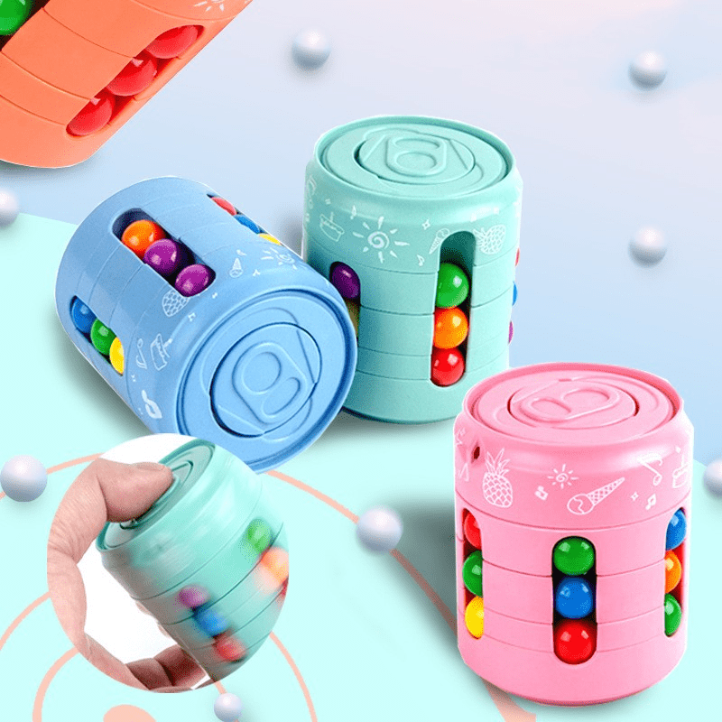 Educational Toy, Rotating Magic Bean Rubik's Cube, Rolling Ball Soda ...