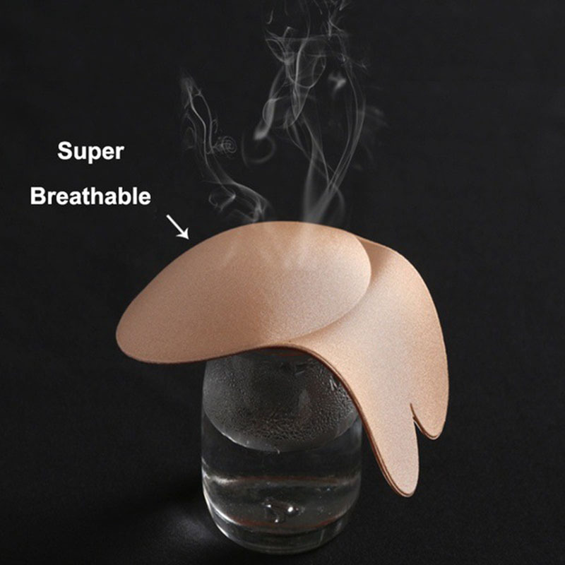 Adesivo de silicone invisível para levantar os seios em formato de orelhas  de coelho, sutiã invisível de push up