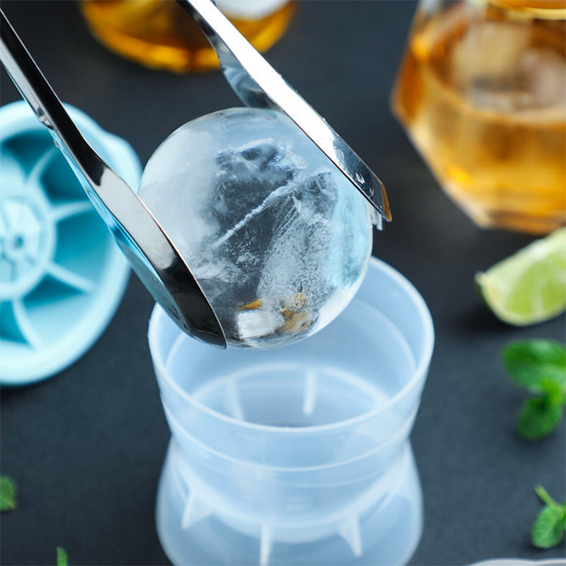 Silica Gel Ice Cube Mold, Whisky Ice Ball Fruit Drink Mold - Temu