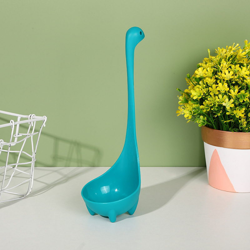 1Pc Lovely Useful Nessie Soup Ladle Loch Ness Monster Design Upright Spoon  Home Kitchen Bar Cute Cooking Accessories Colorful - AliExpress