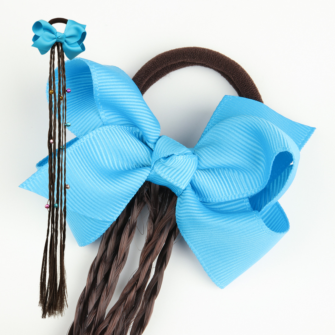 Colorful Braided Hair Extensions Ponytails