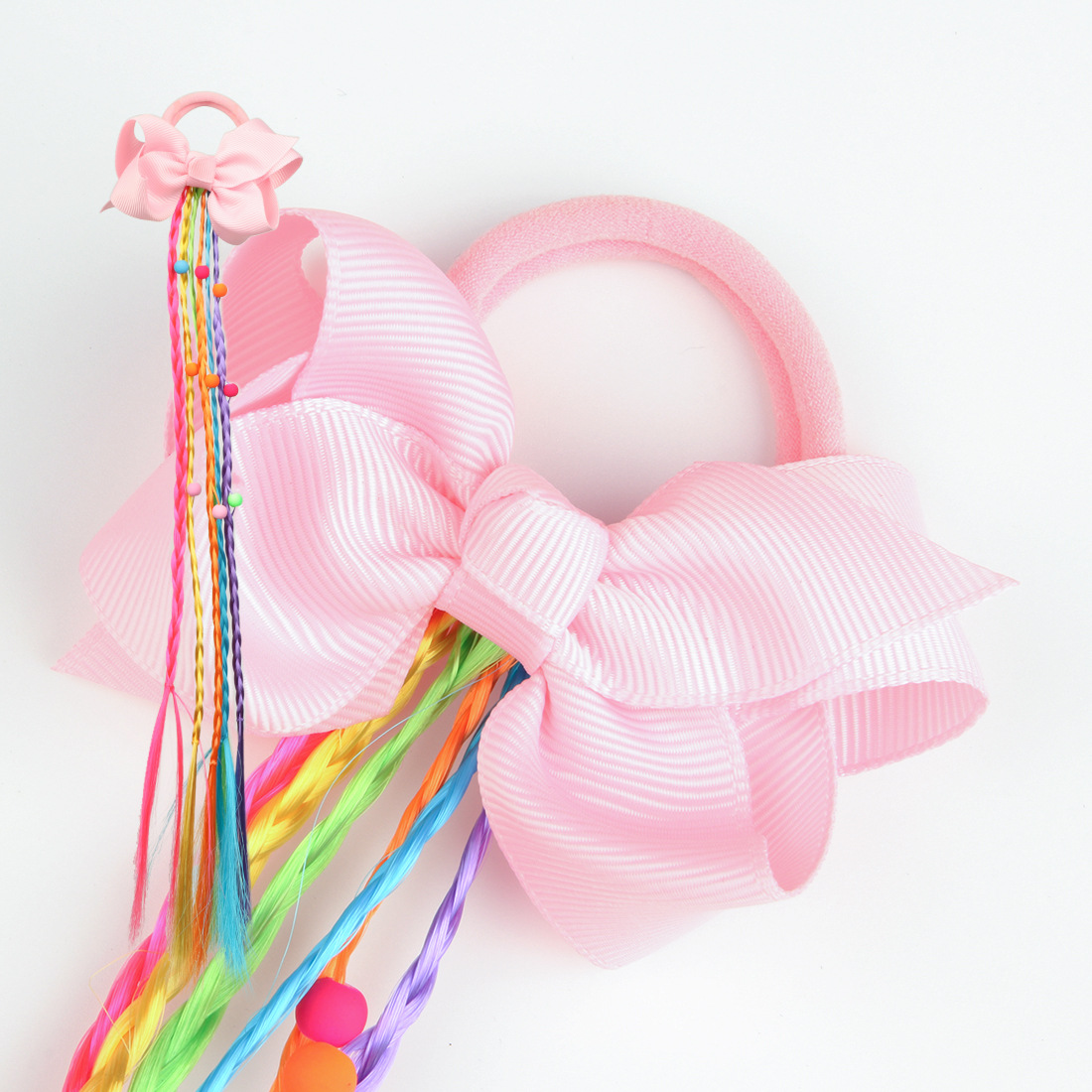 Colorful Braided Hair Extensions Ponytails