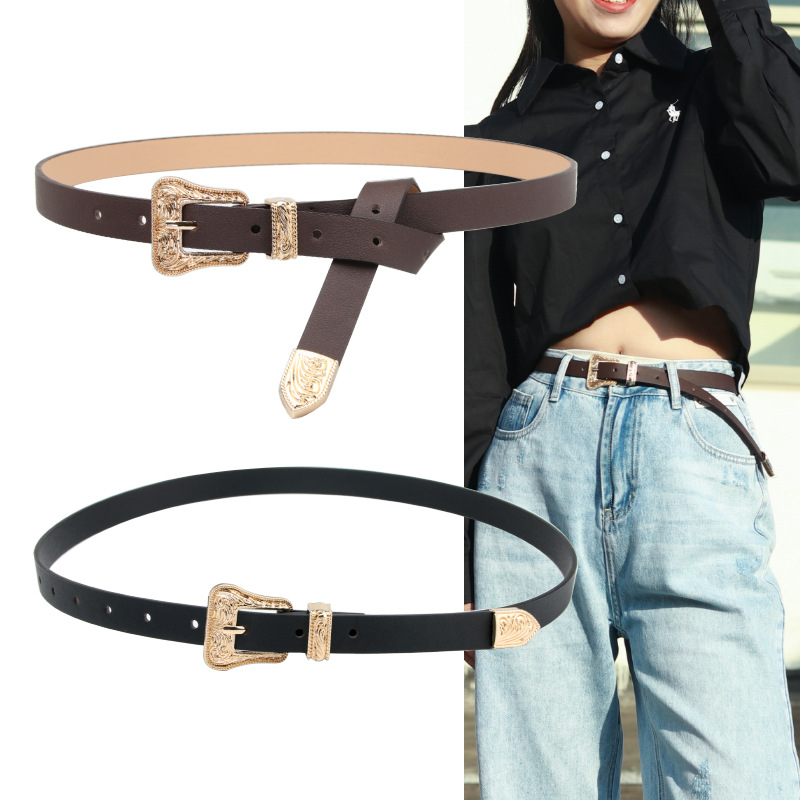 Triangle Alloy Buckle Belts Dress Belt Wide Fashion Elastic Waist Stretch  Women Wide Buckle Lady Belt - Temu