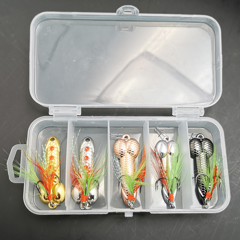 24pcs Portable Luminous Fishing Accessories Spring Fishing Bait Traps For  Friend
