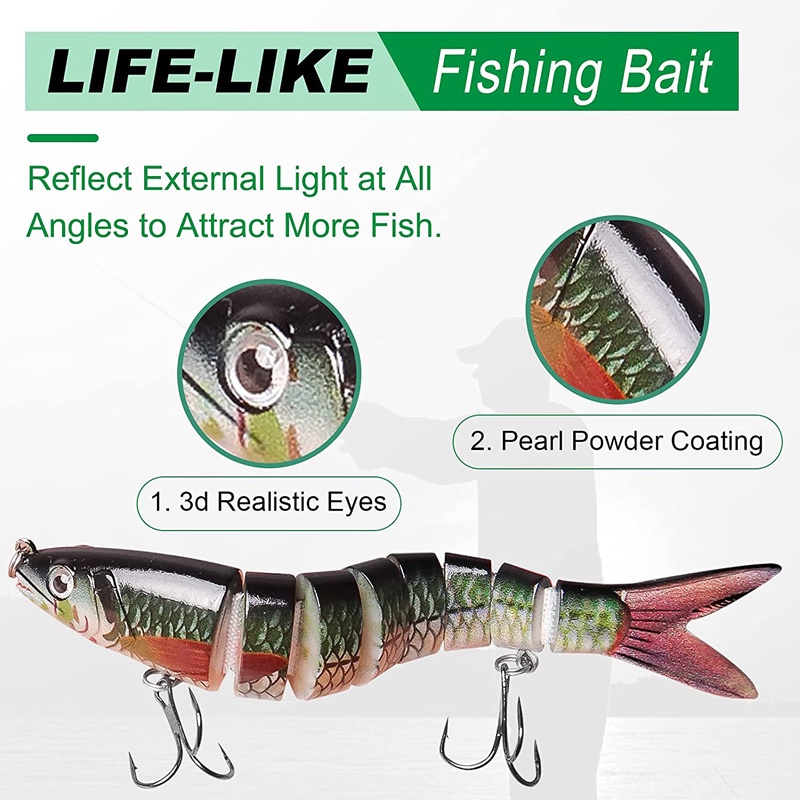 FLYSAND Fishing Lures Fishing Gear Bass Lures 10cm Soft Bionic