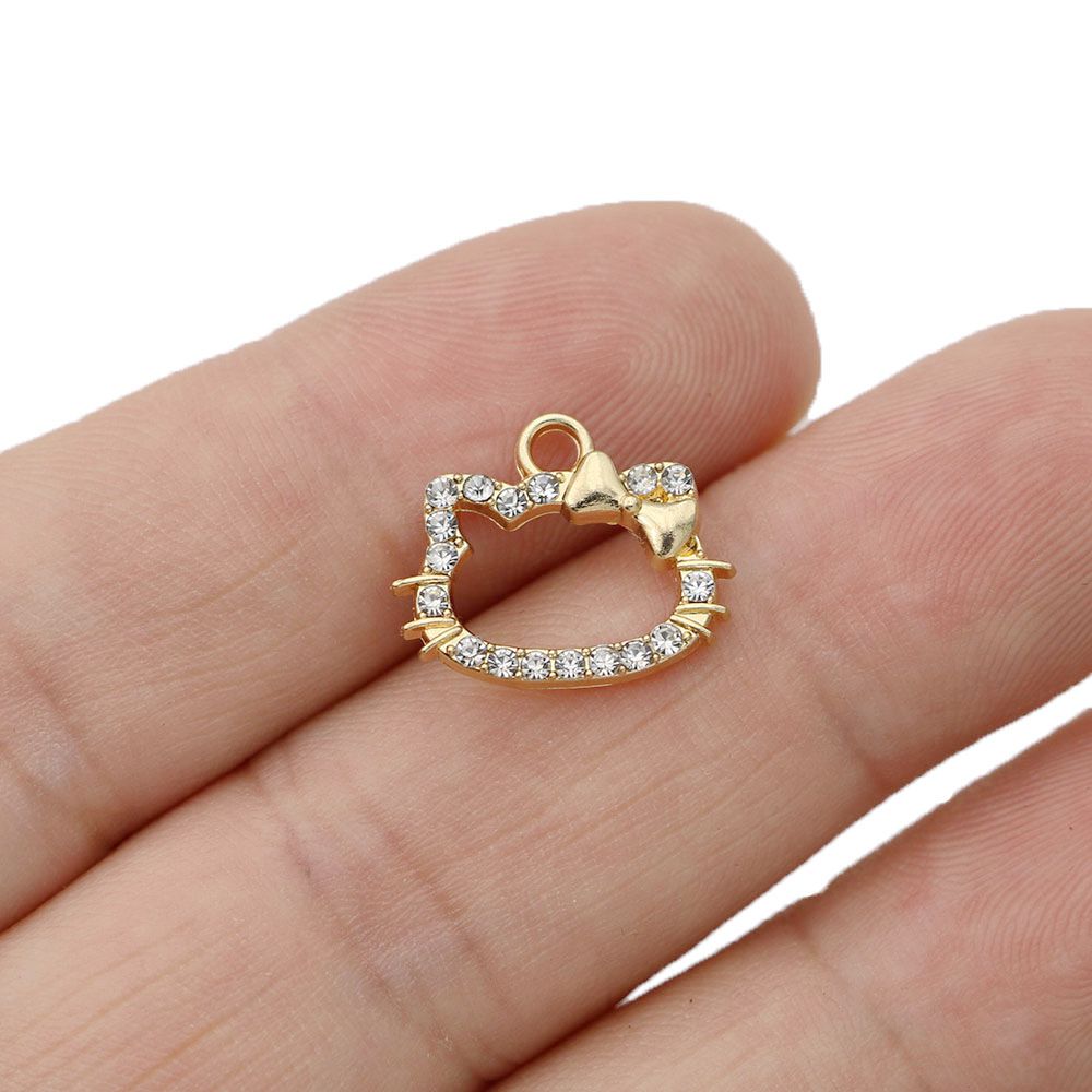 OLYCRAFT 40pcs Cat Moon Pendants Charms Jewelry Charms Bulk Gold Plated  Heart Star Charms Pendants DIY for Earrings Necklace Bracelet Jewelry  Making