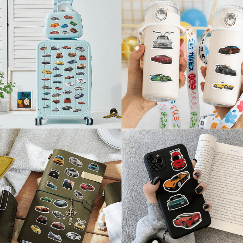 Cartoon Color Balloon Stickers Perfect For Diy Phone Case Laptops, Cars,  Skateboards, Water Bottles, Travel Cases, Guitar Luggage, Motorcycles -  Temu Hungary