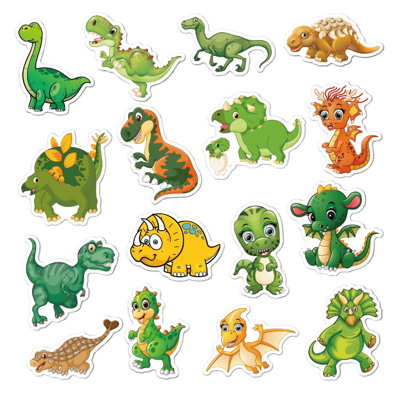 Small Dinosaur Doodle Stickers For Laptop Scrapbook Computer - Temu