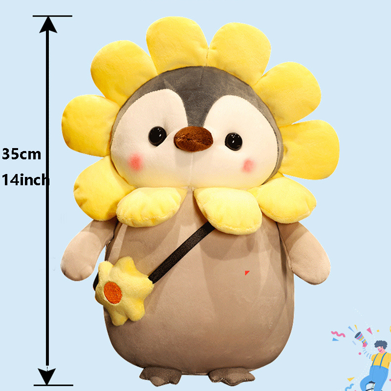 35 Penguin Cosplay Plush Toy Cute Cartoon Soft Dress Up Rabbit Sunflower  Unicorn Birthday Christmas Gifts For Children Kids - Temu Germany