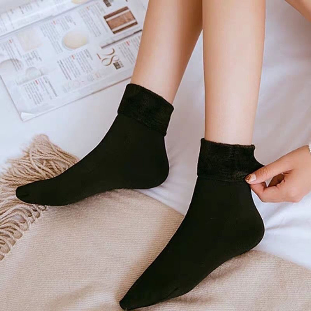 Cozy Women's Winter Thermal Socks Soft Fleece Lined Perfect - Temu Canada