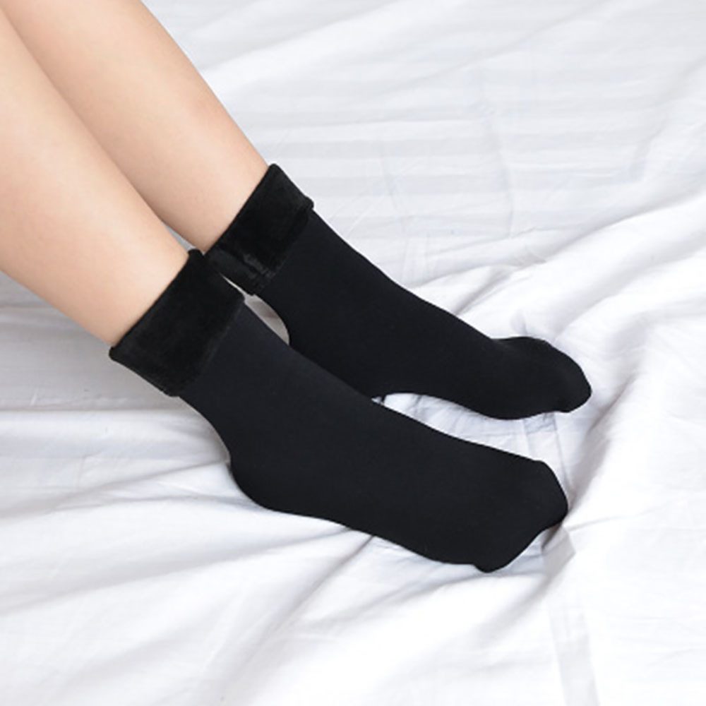 2 pares de calcetines térmicos para mujer negros de 4.9 tog cálidos hasta  la rodilla o sobre la rodilla