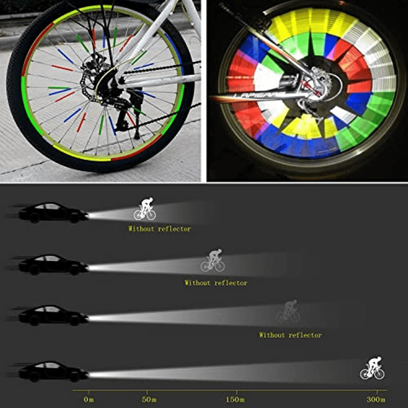 Reflective Bicycle Spokes (MPSP-01) - China Reflective Bike Spokes, Bicycle  Spokes