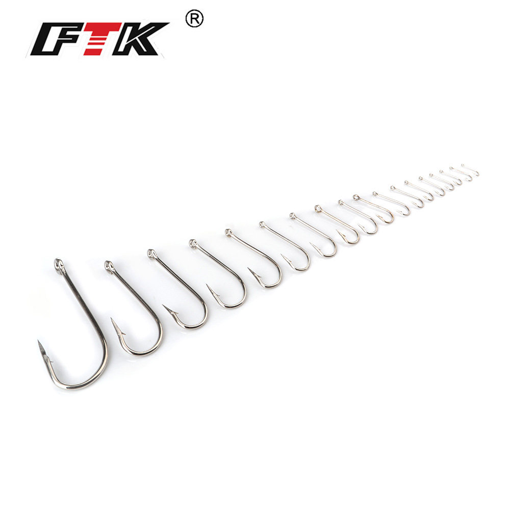 2330 High Carbon Stainless Steel Rounded Fishing Hooks - Temu Japan