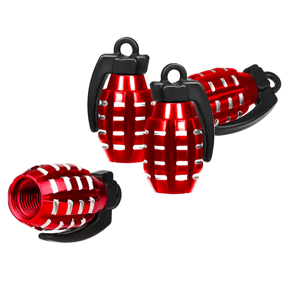 AIEX 12 Piezas Tapones Rueda Coche, Tapones Coche de Aluminio Tapas de  Neumáticos a Prueba de Aire Tapones Valvula Tapas de Vástago de Válvula  para SUV Camiones Motocicletas Bicicletas (Rojo) : 