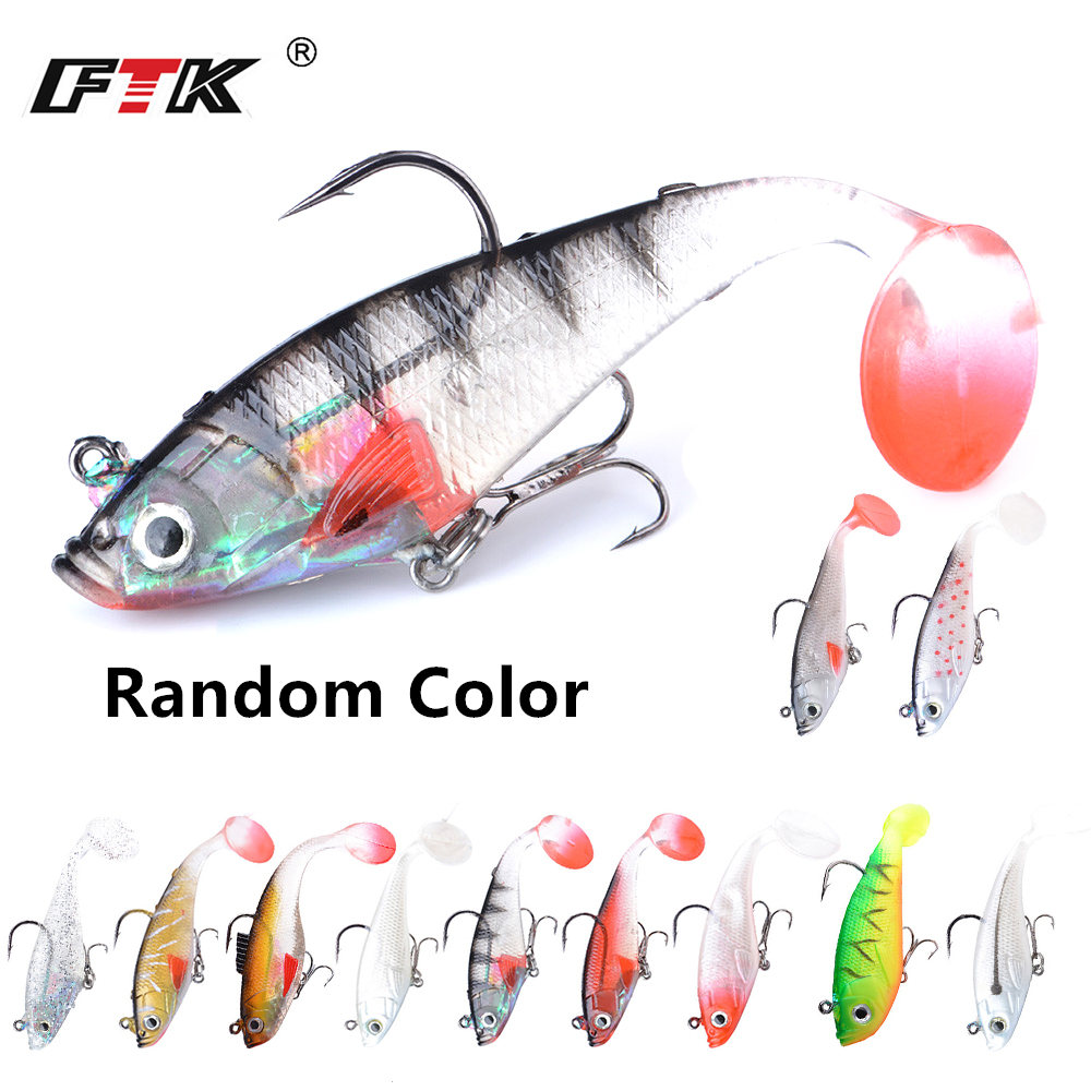 7.5cm 13.5g Jig Head T Tail Soft Fish Lures for Trout Crappie Bass - China  Jig Head Bionic Soft Bait and for Trout Crappie Bass price