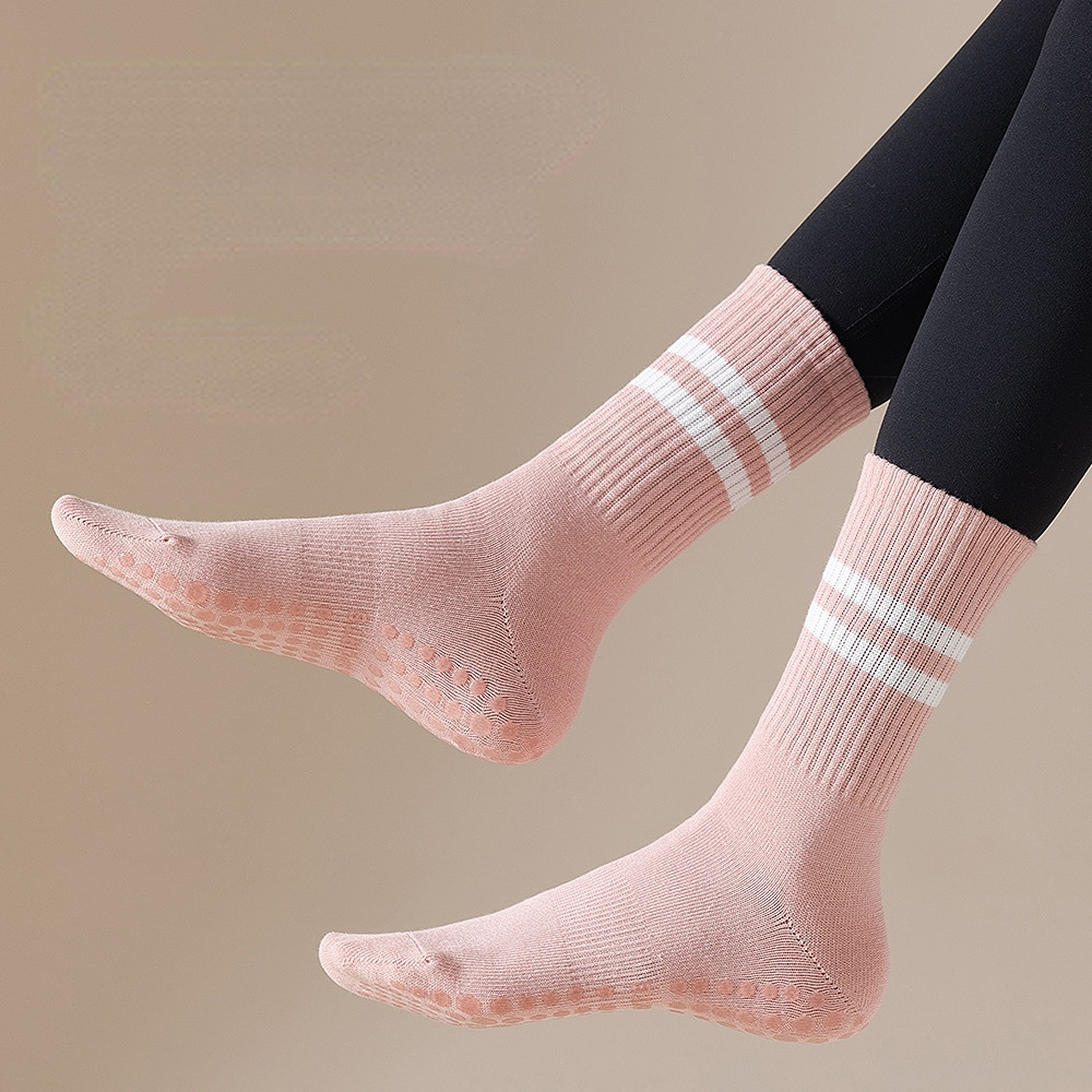Unisex Low Crew Pilates Grip Socks - KT Health & Wellness - Offers