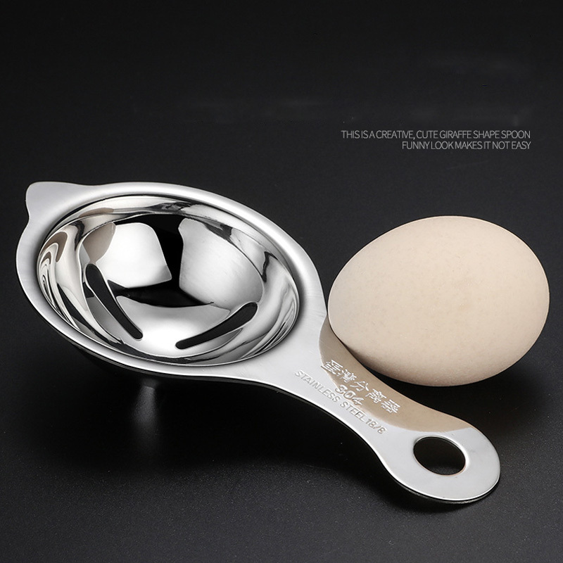 Egg Separator Gadget Egg Yolk White Separator Holder Sieve Funny Divider Kitchen  Tools And Gadgets For