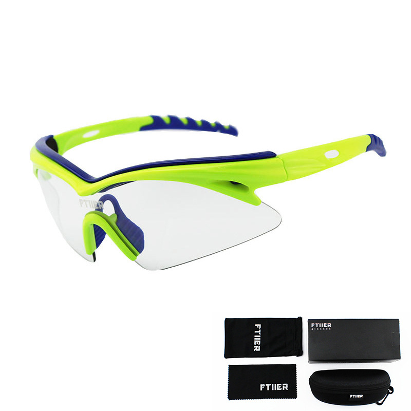 Ftiier Uv400 Photochromic Bicycle Sunglasses Sports Cycling Temu