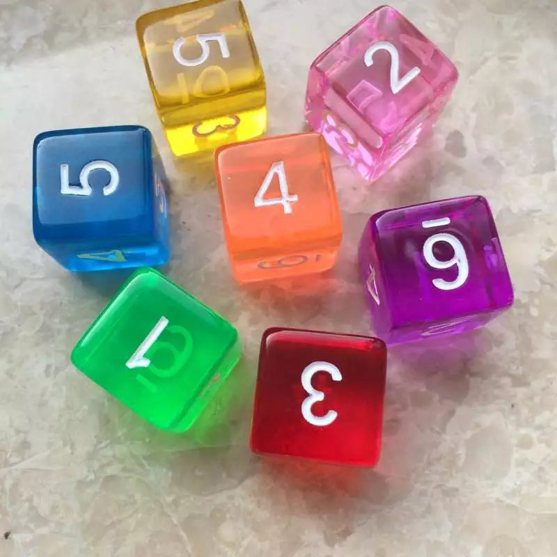 Jogo De Dados Colorido De 6 Lados Com 10 Peças - Divertido E Fácil De Jogar,  Conjunto De Dados Para Crianças E Adultos, Jogo De Quebra-cabeça Engraçado,  Jogos De Mesa - Temu Portugal