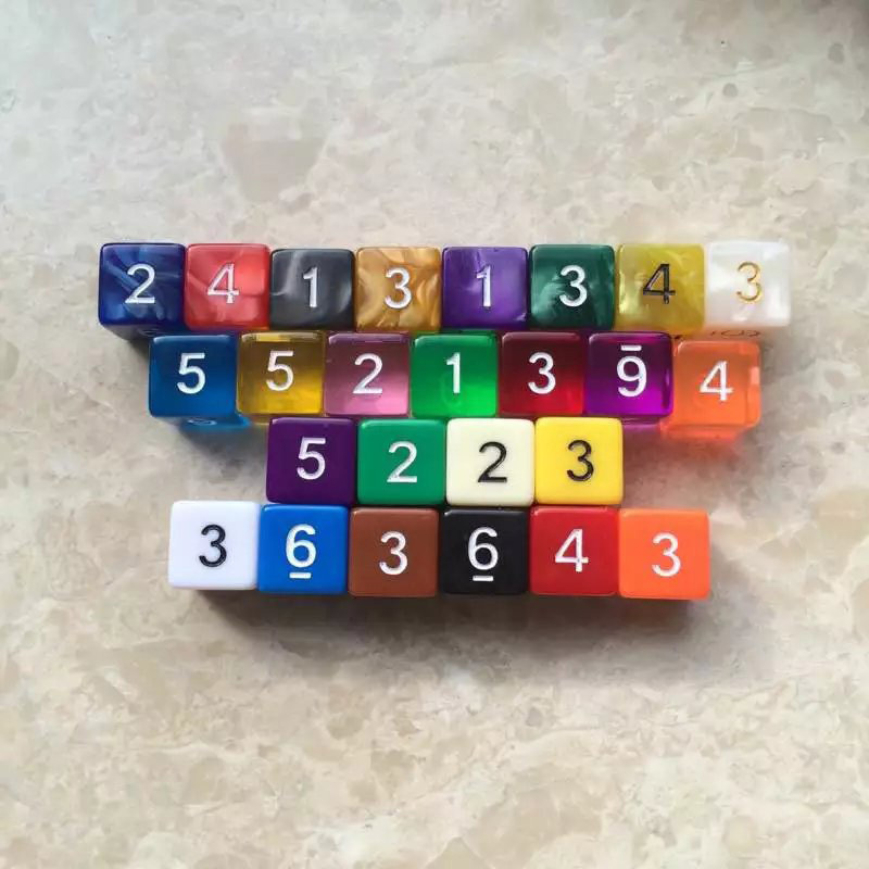 Jogo De Dados Colorido De 6 Lados Com 10 Peças - Divertido E Fácil De Jogar,  Conjunto De Dados Para Crianças E Adultos, Jogo De Quebra-cabeça Engraçado,  Jogos De Mesa - Temu Portugal