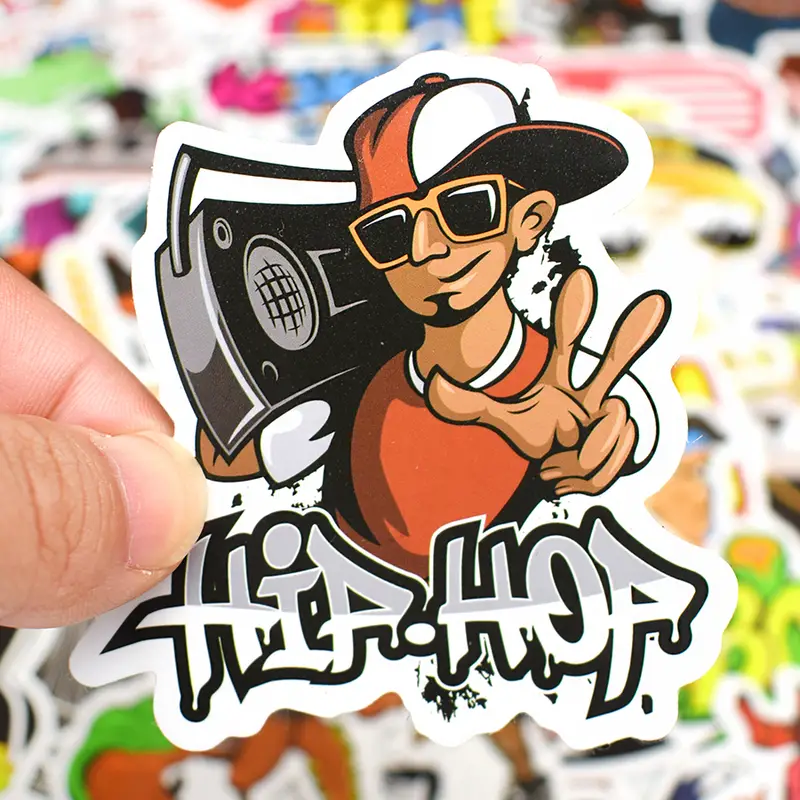 Hip Hop Rock Sticker Doodle Cool Stickers Laptop Skateboard - Temu Germany